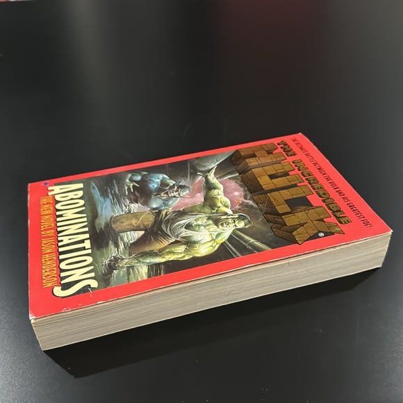 The Incredible Hulk: Abominations by Jason Henderson - Vintage Paperback Novel - Picture 4 of 13